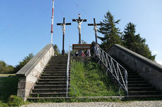 Sankt Crescentius on Tour in Ostheim und auf dem Kreuzberg (Foto: Karl-Franz Thiede)